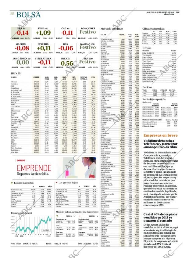 ABC MADRID 18-02-2014 página 38
