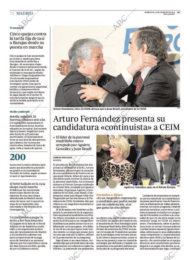 ABC MADRID 19-02-2014 página 72