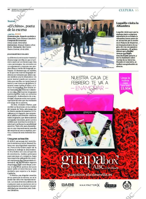 ABC SEVILLA 23-02-2014 página 85