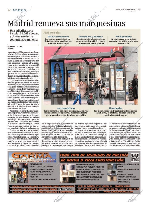 ABC MADRID 24-02-2014 página 80