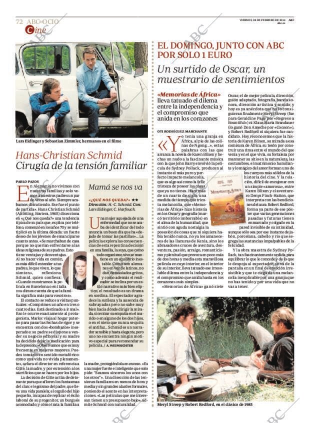 ABC MADRID 28-02-2014 página 72