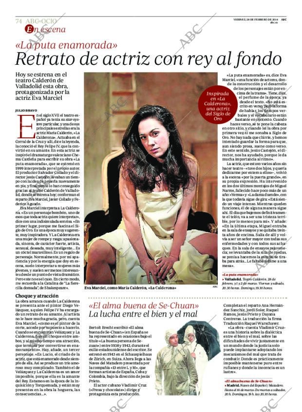 ABC MADRID 28-02-2014 página 74