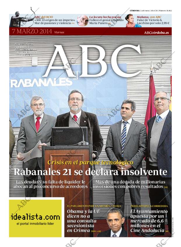 ABC CORDOBA 07-03-2014 página 1