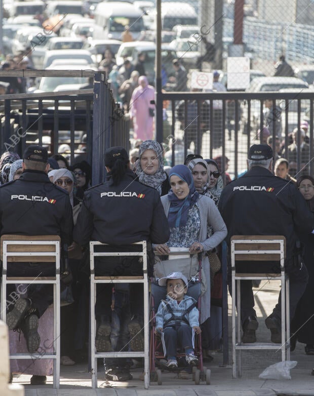 Frontera con Marruecos en Beni Ensar