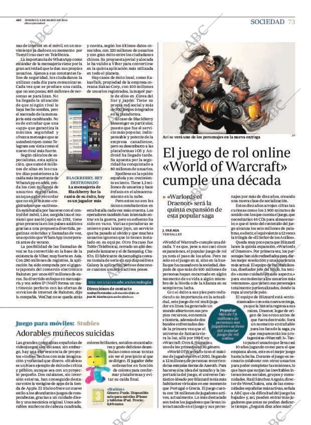 ABC MADRID 09-03-2014 página 73