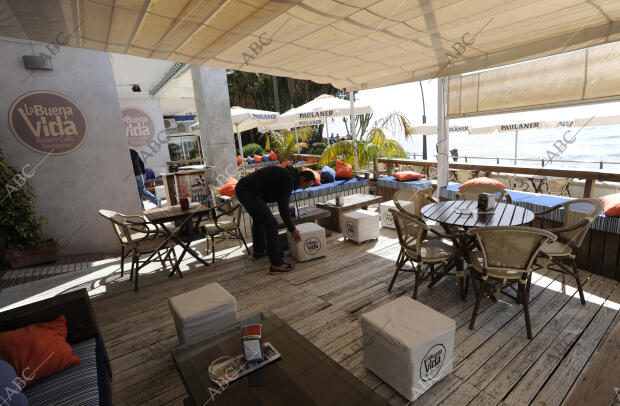 Estepona bar del paseo Maritimo donde Gusta de tomar Cafe con los Amigos...