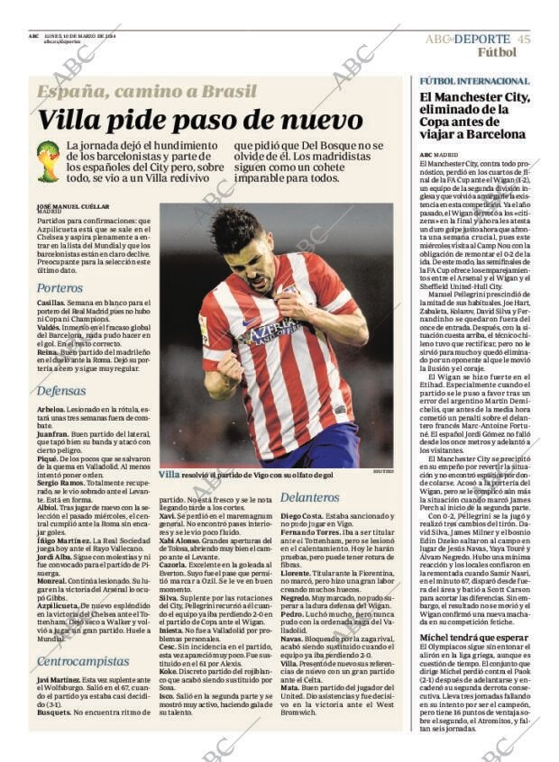 ABC MADRID 10-03-2014 página 45