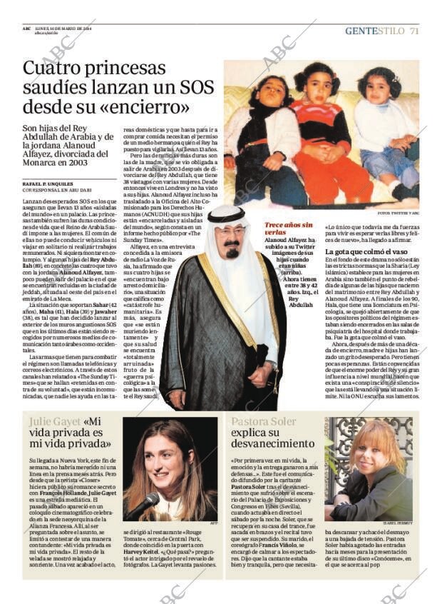 ABC MADRID 10-03-2014 página 71