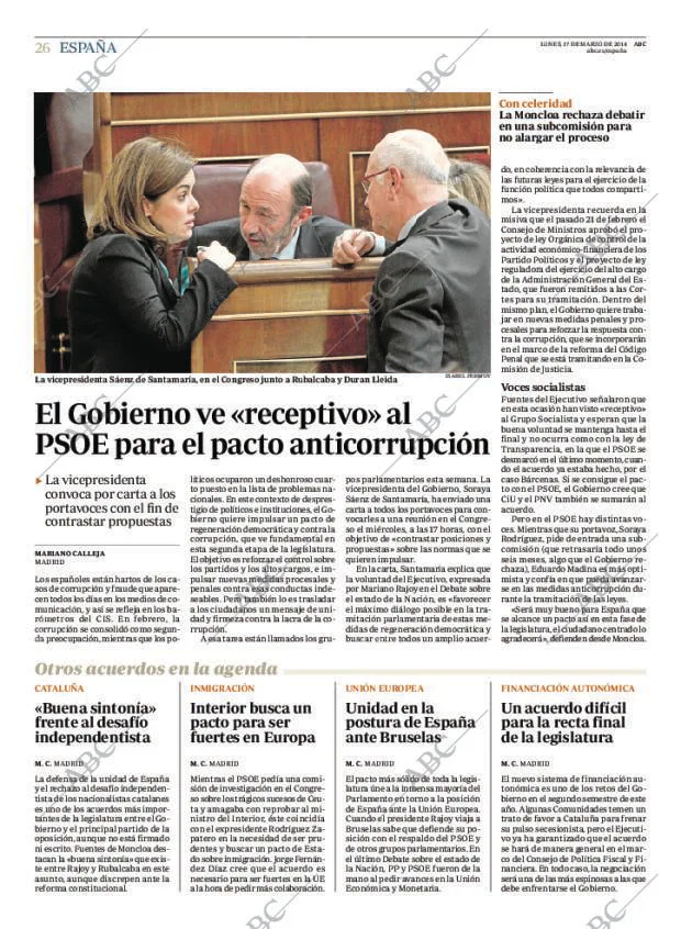 ABC MADRID 17-03-2014 página 26