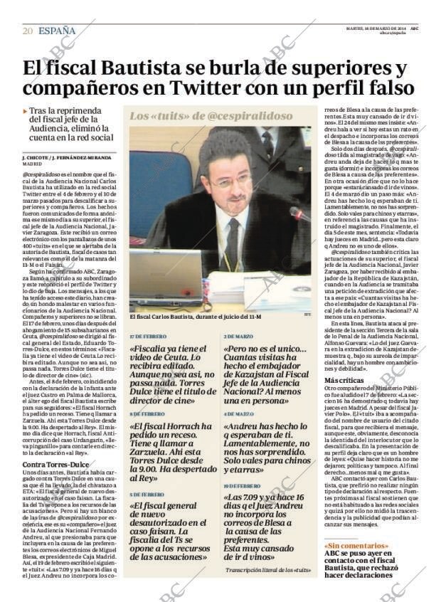 ABC MADRID 18-03-2014 página 20