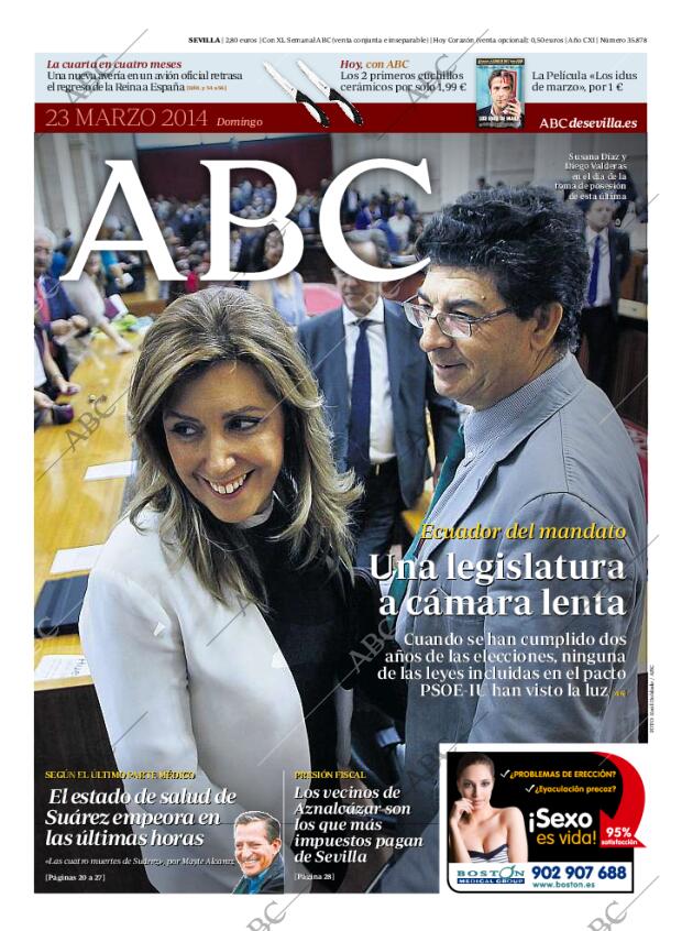ABC SEVILLA 23-03-2014 página 1