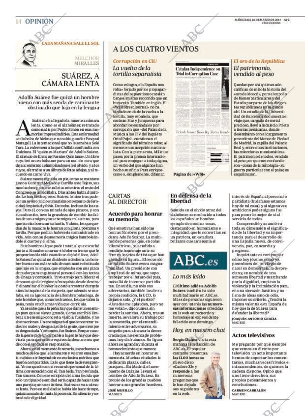 ABC MADRID 26-03-2014 página 14