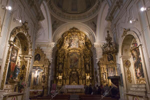 Iglesia de las Trinitarias donde se buscan los restos mortales de Cervantes Foto...