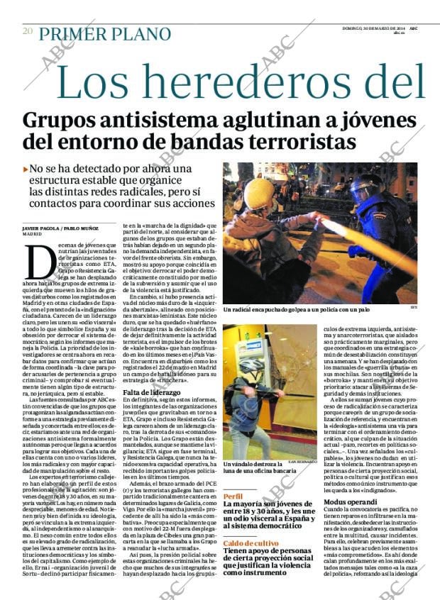 ABC MADRID 30-03-2014 página 20