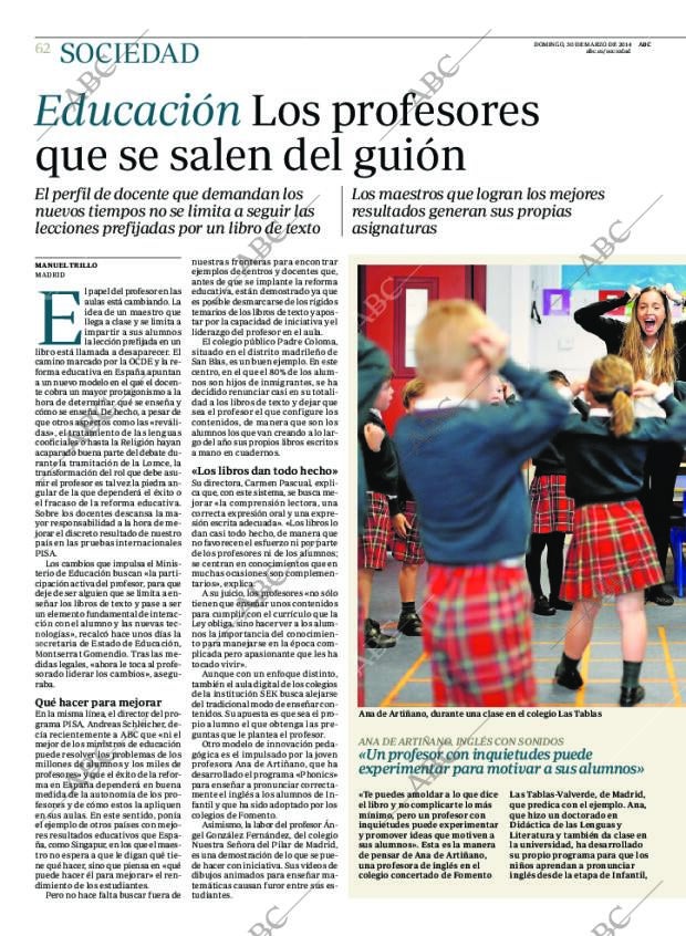 ABC MADRID 30-03-2014 página 62