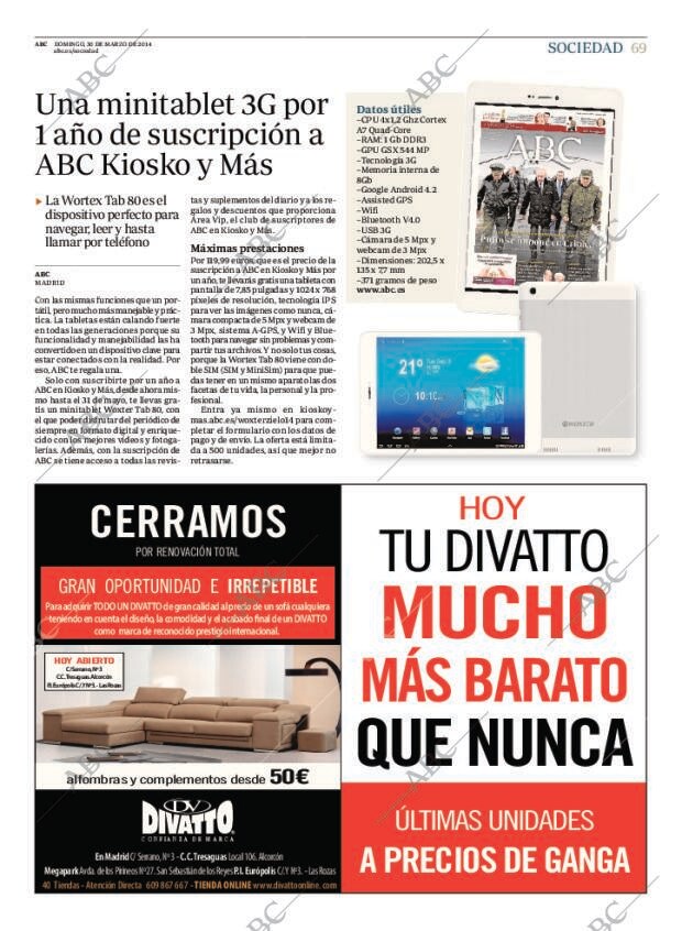 ABC MADRID 30-03-2014 página 69