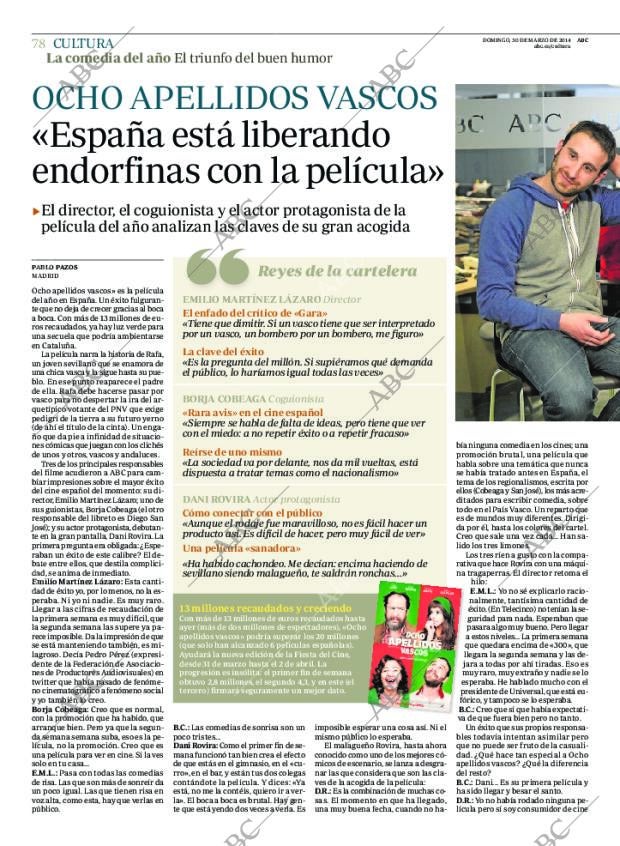 ABC MADRID 30-03-2014 página 78