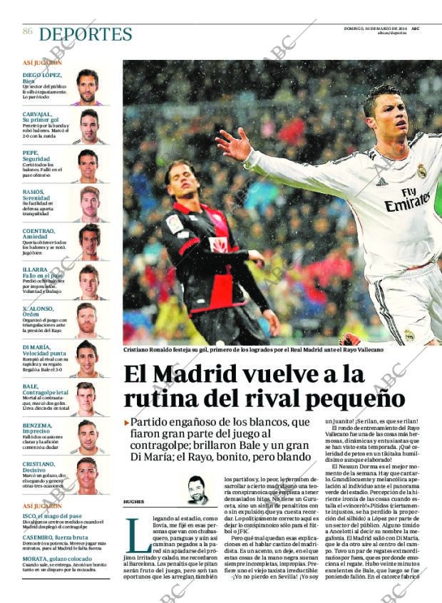 ABC MADRID 30-03-2014 página 86