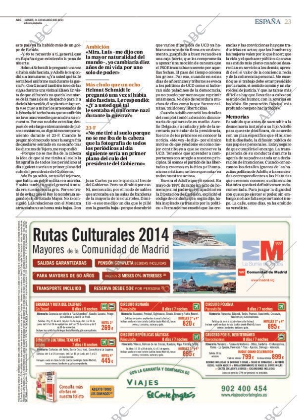 ABC MADRID 31-03-2014 página 23