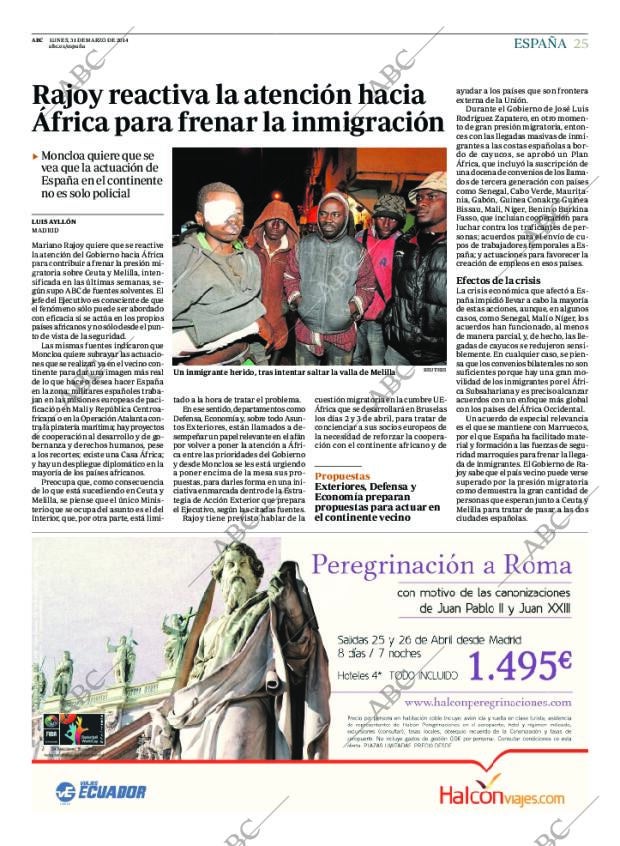 ABC MADRID 31-03-2014 página 25