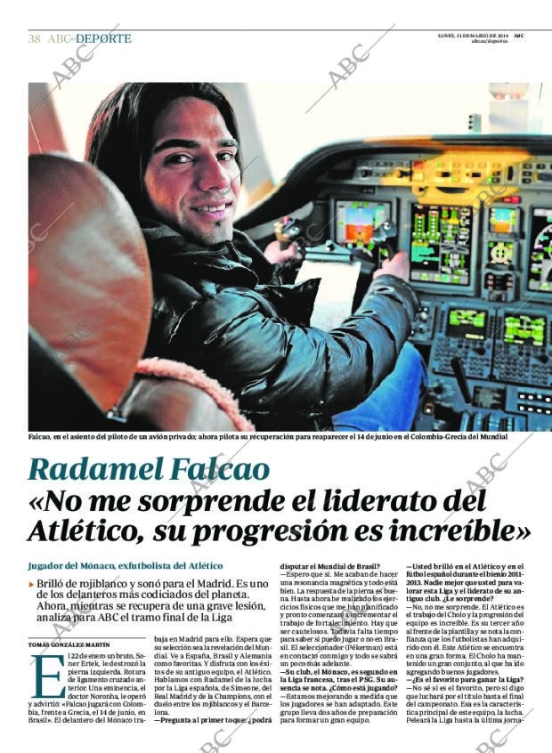 ABC MADRID 31-03-2014 página 38