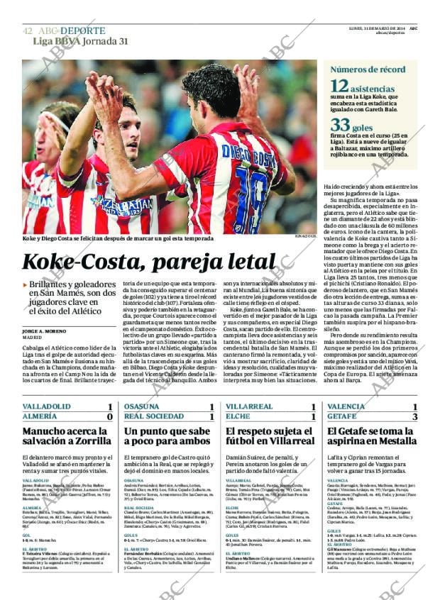 ABC MADRID 31-03-2014 página 42