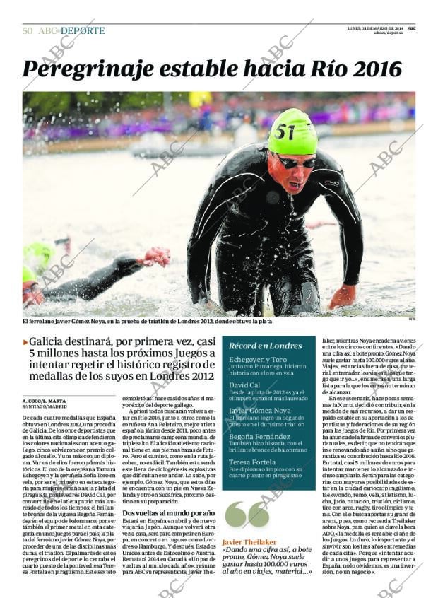 ABC MADRID 31-03-2014 página 50