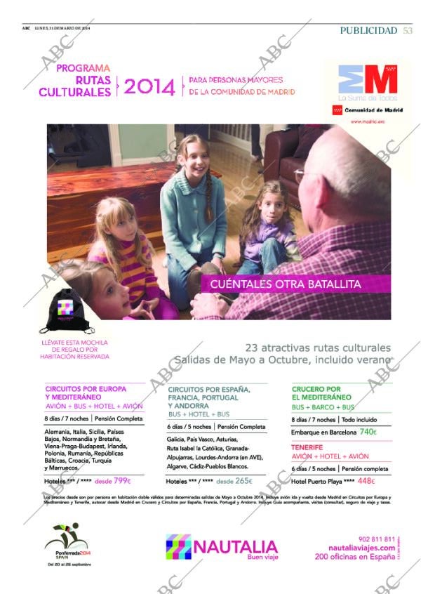ABC MADRID 31-03-2014 página 53