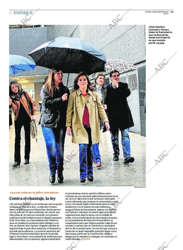 ABC MADRID 31-03-2014 página 8