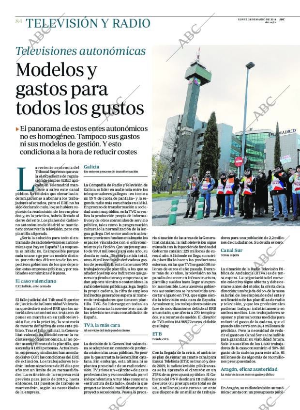 ABC MADRID 31-03-2014 página 84
