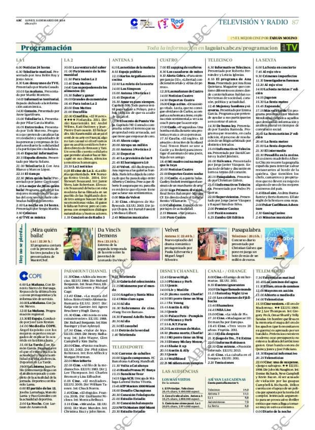 ABC MADRID 31-03-2014 página 87