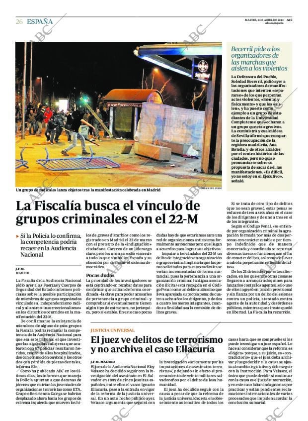 ABC MADRID 01-04-2014 página 26