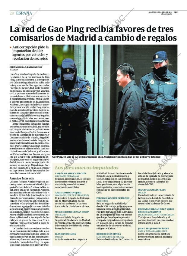 ABC MADRID 01-04-2014 página 28