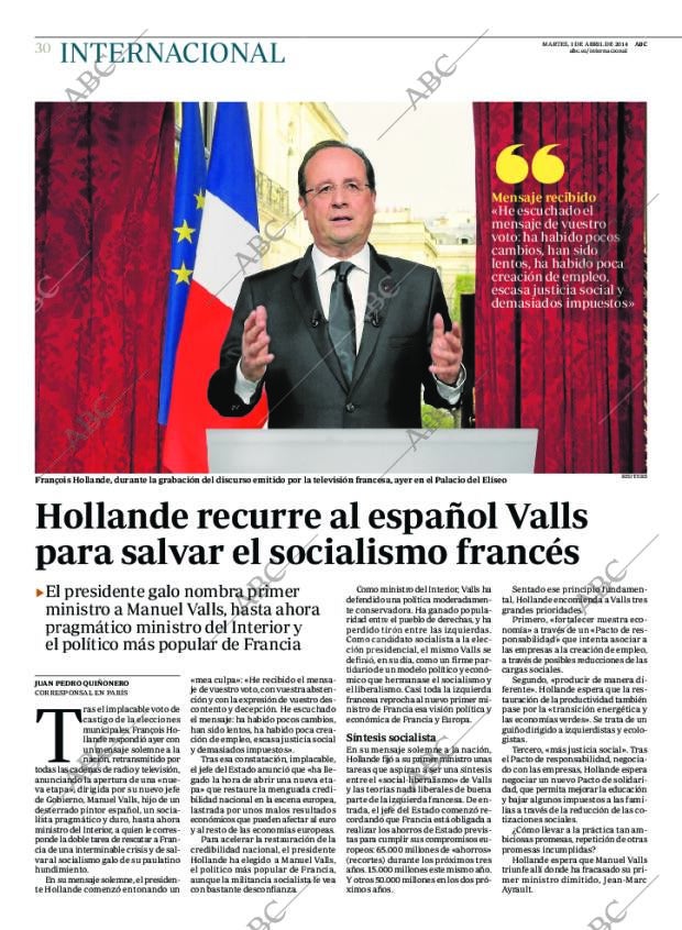 ABC MADRID 01-04-2014 página 30