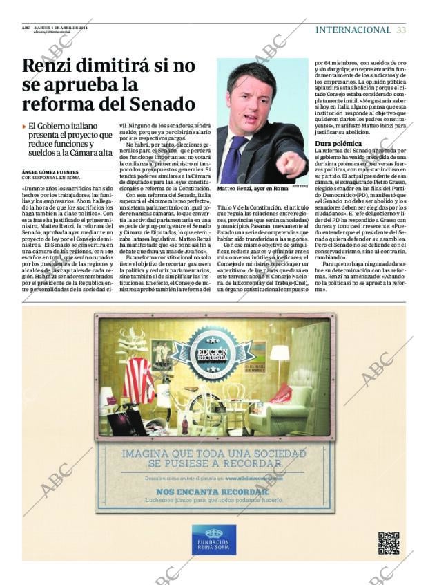 ABC MADRID 01-04-2014 página 33