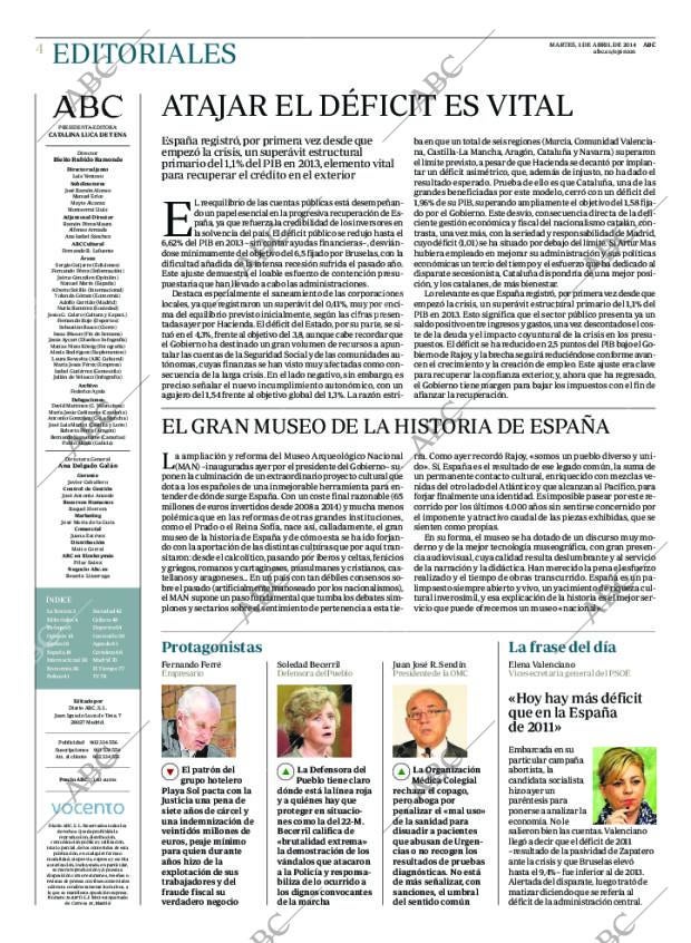 ABC MADRID 01-04-2014 página 4