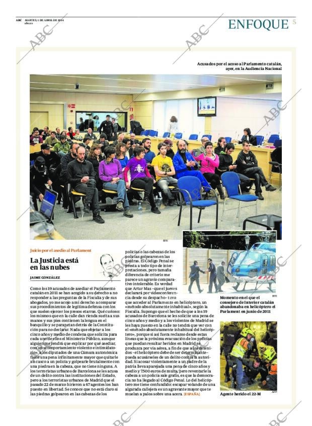 ABC MADRID 01-04-2014 página 5
