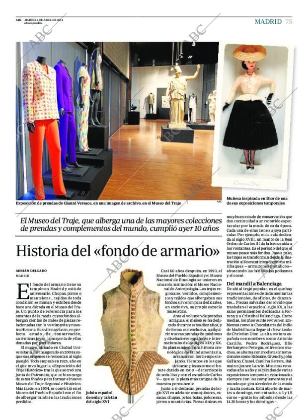 ABC MADRID 01-04-2014 página 83