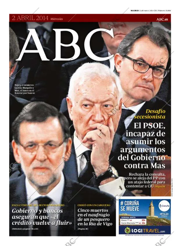 ABC MADRID 02-04-2014 página 1