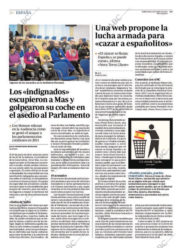 ABC MADRID 02-04-2014 página 20