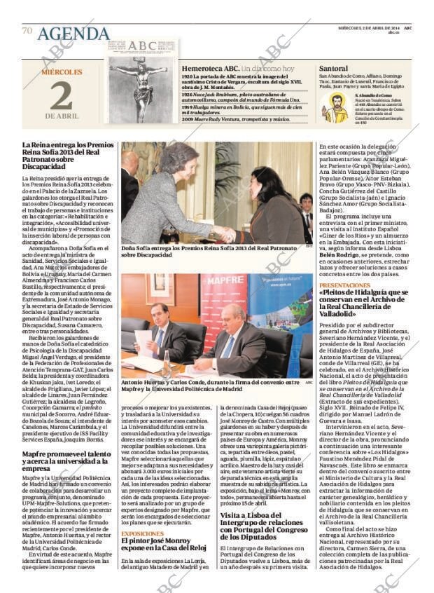 ABC MADRID 02-04-2014 página 70