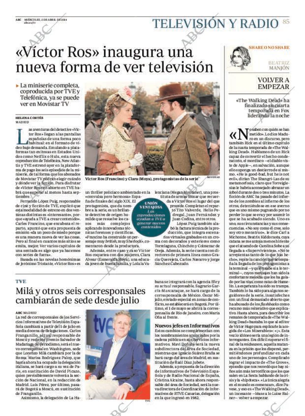 ABC MADRID 02-04-2014 página 85