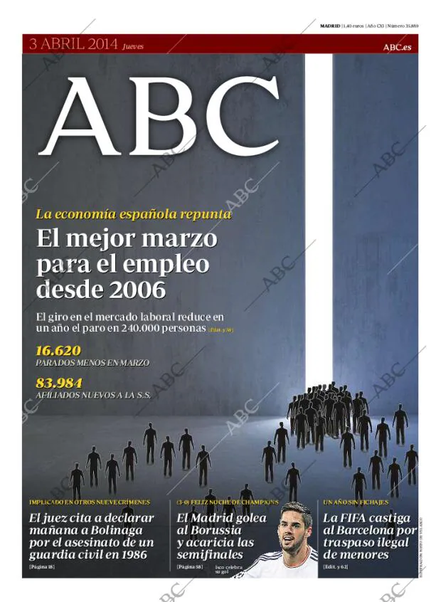 ABC MADRID 03-04-2014 página 1