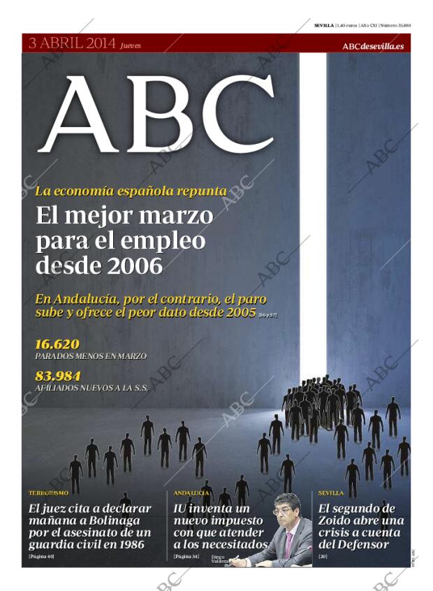 ABC SEVILLA 03-04-2014 página 1