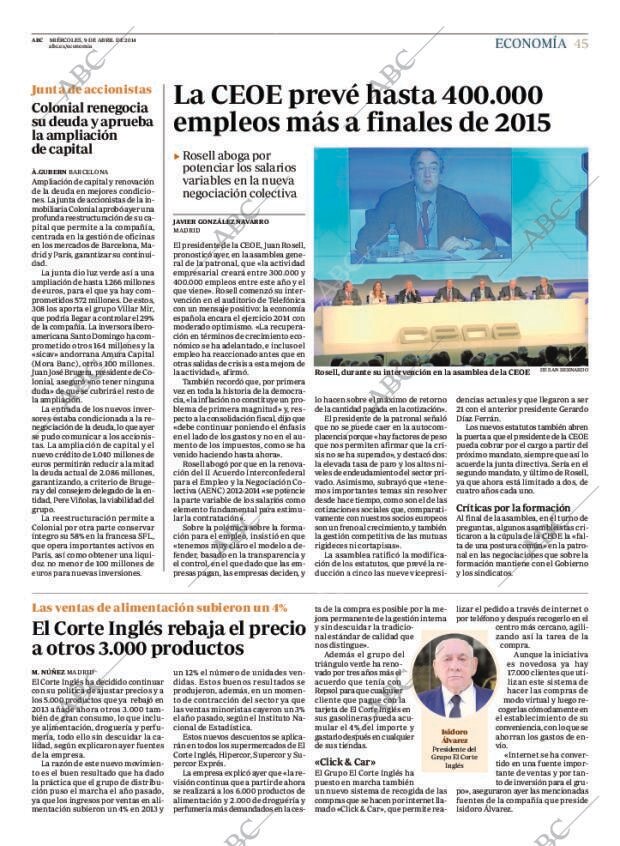 ABC MADRID 09-04-2014 página 45
