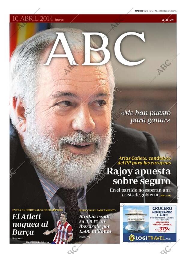 ABC MADRID 10-04-2014 página 1