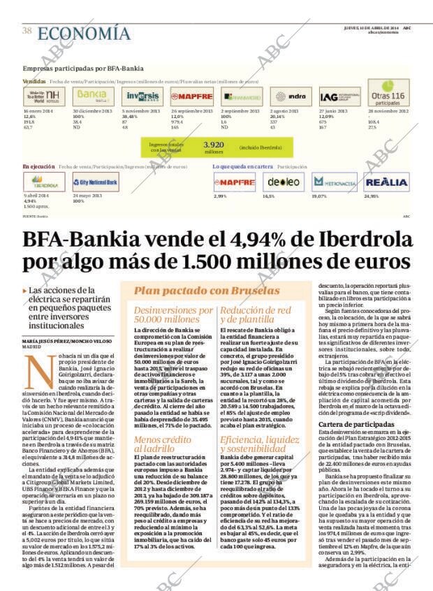 ABC MADRID 10-04-2014 página 38