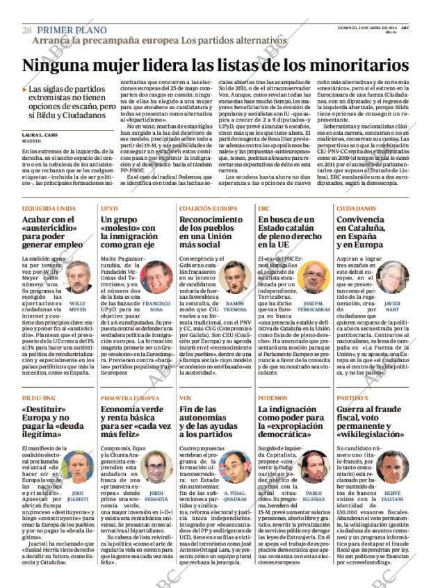 ABC MADRID 13-04-2014 página 28