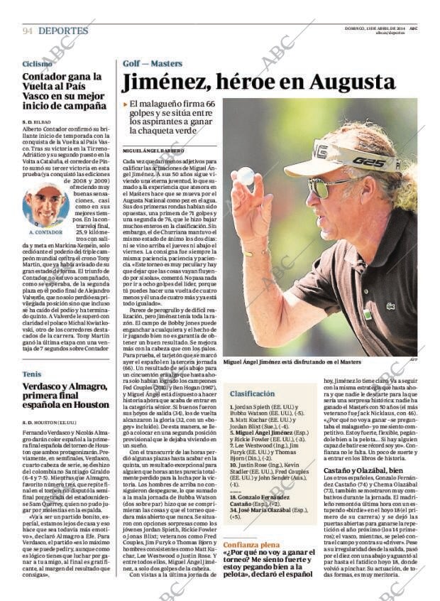 ABC MADRID 13-04-2014 página 94