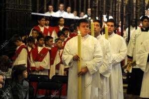 semana santa 2014. Jueves Santo. Misa y procesión en la catedral